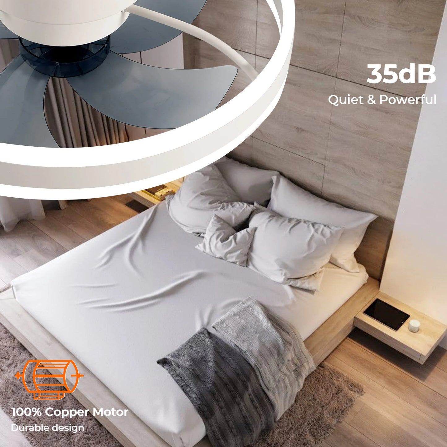 Cozy Habit™ AeroGlow – LED Ceiling Fan