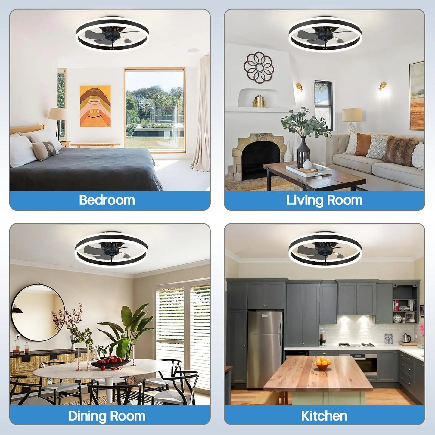 Cozy Habit™ AeroGlow – LED Ceiling Fan