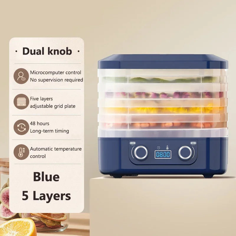 Cozy Habit™ CrispMate – Multi-Tray Food Dehydrator