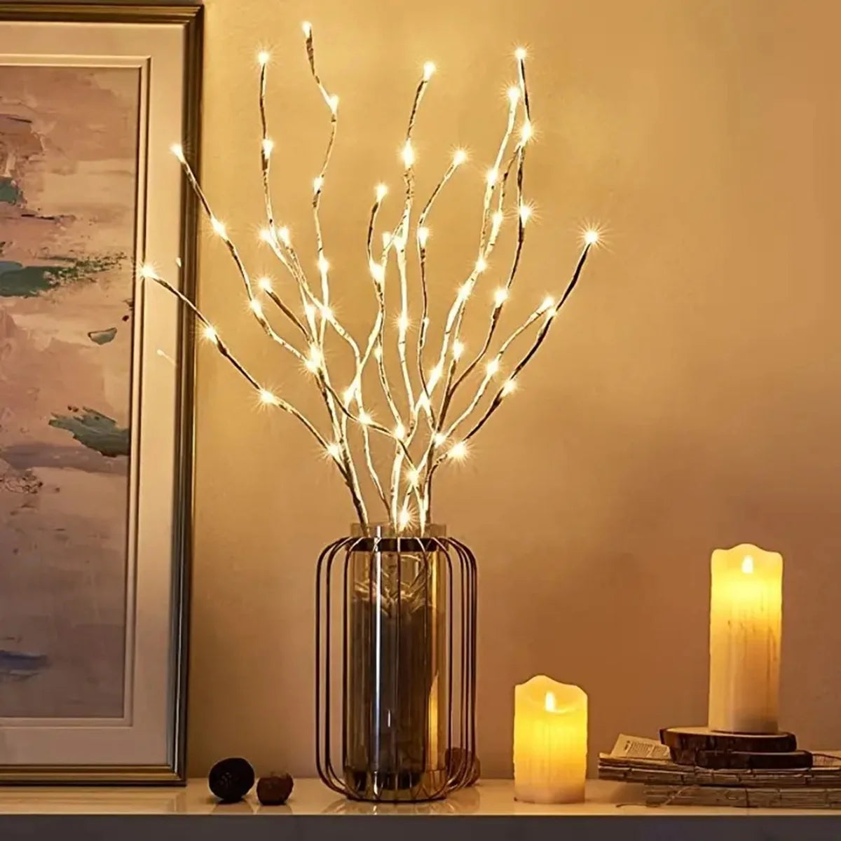 Cozy Habit™ LightSprig – LED Birch Branch Decor