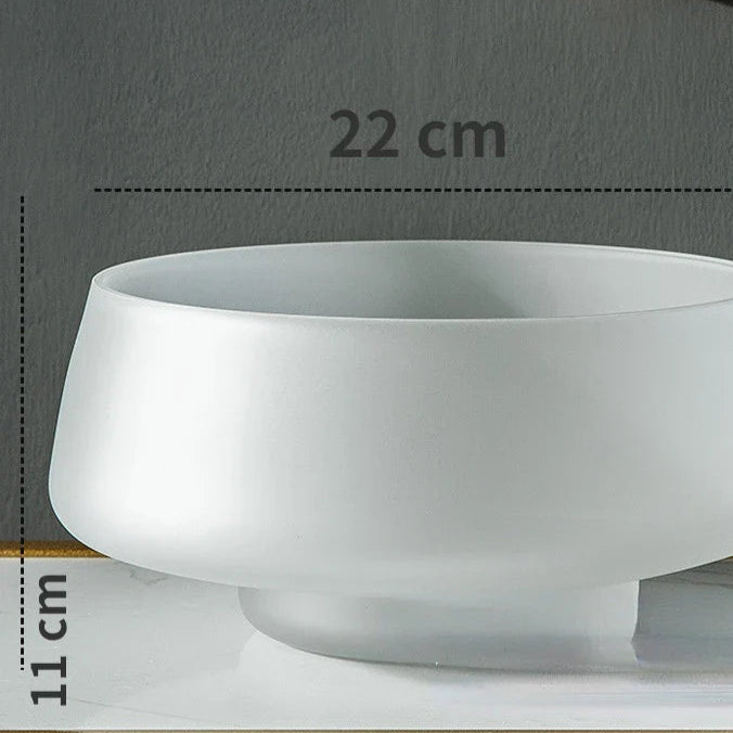 Cozy Habit™ Lumière Frost – Frosted Glass Vase