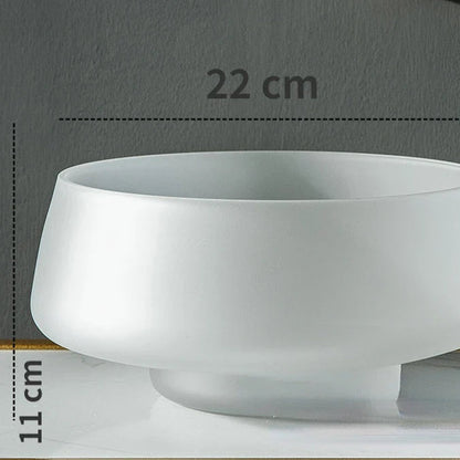 Cozy Habit™ Lumière Frost – Frosted Glass Vase