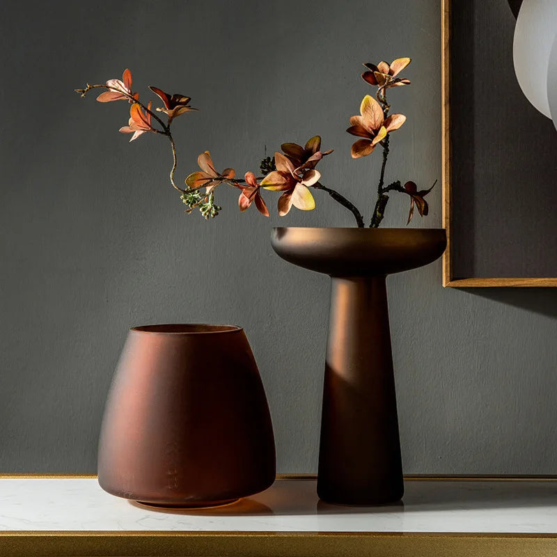 Cozy Habit™ Lumière Frost – Frosted Glass Vase