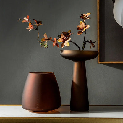 Cozy Habit™ Lumière Frost – Frosted Glass Vase