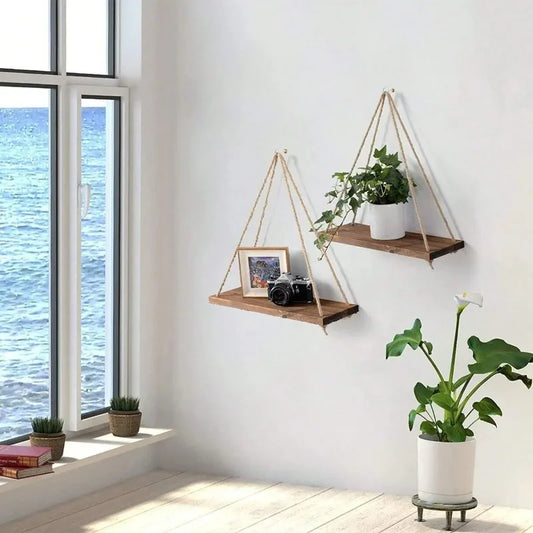 Cozy Habit™ HangLoom – Rustic Rope Wall Swing