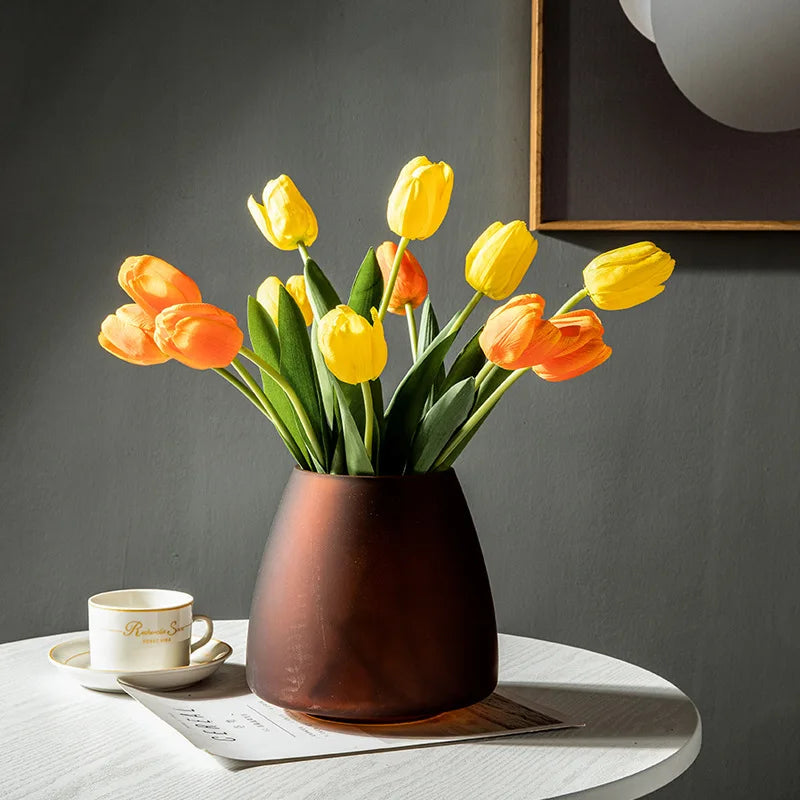 Cozy Habit™ Lumière Frost – Frosted Glass Vase