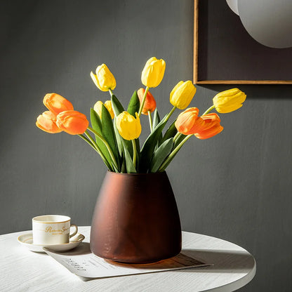 Cozy Habit™ Lumière Frost – Frosted Glass Vase