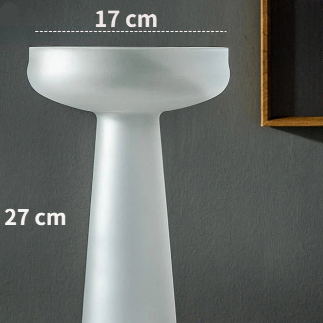 Cozy Habit™ Lumière Frost – Frosted Glass Vase