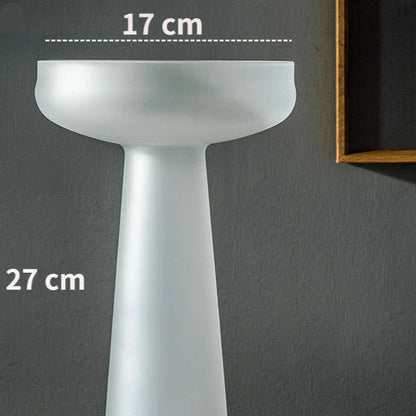 Cozy Habit™ Lumière Frost – Frosted Glass Vase