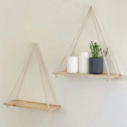 Cozy Habit™ HangLoom – Rustic Rope Wall Swing