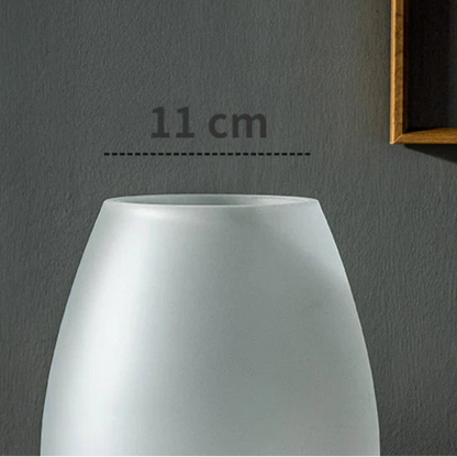 Cozy Habit™ Lumière Frost – Frosted Glass Vase